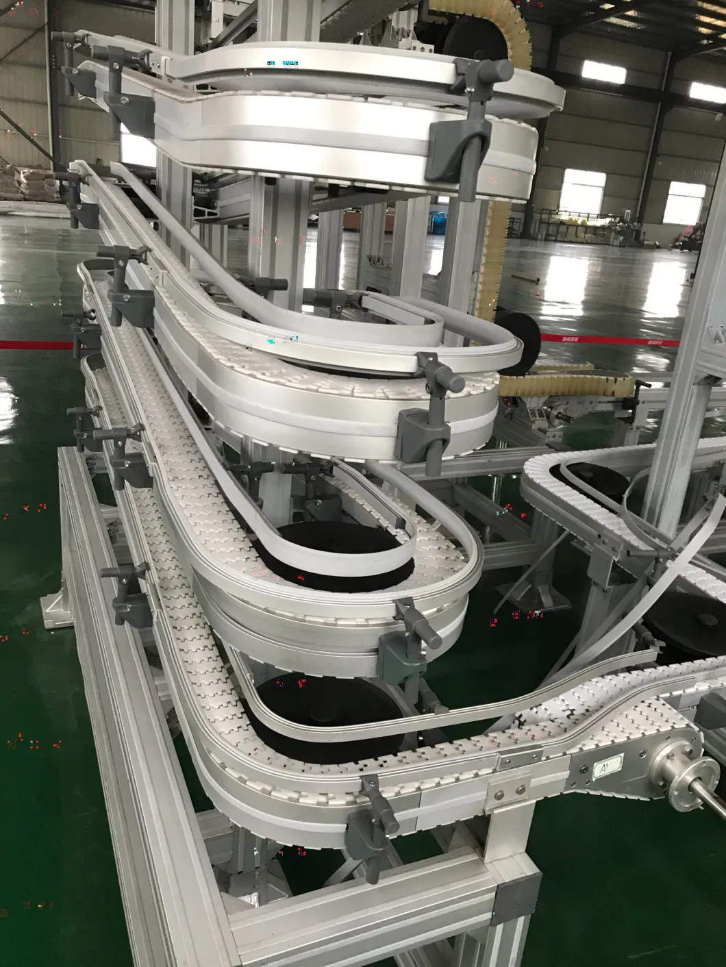 Hairise Automatic Flexible Chain Spiral Conveyor System Wtih ISO&amp; CE &FDA Certificate