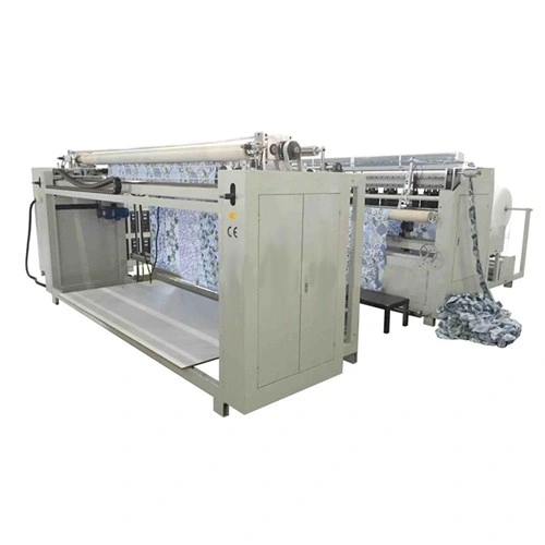 Full Automatic High Speed Bedspread Computerized Ultrasonic Ultrasound Embossing Quilting Sewing Machine with Cutting Sealing for Leather