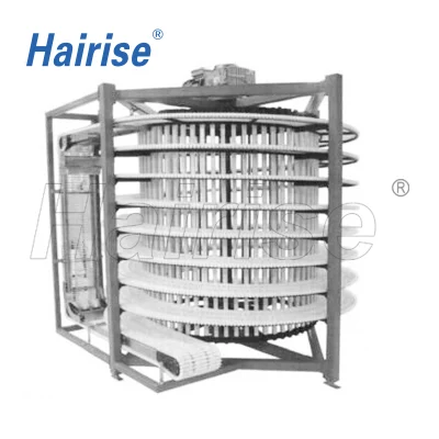 Hairise Automatic Flexible Chain Spiral Conveyor System Wtih ISO& CE &FDA Certificate